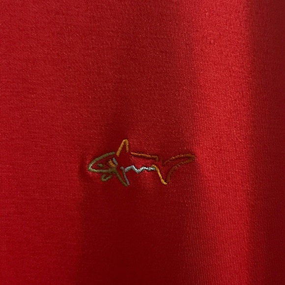 Greg Norman Mens XL Red 1/4 Zip Pullover Play Dry Tasso Elba Golf Long Sleeve - Picture 4 of 5